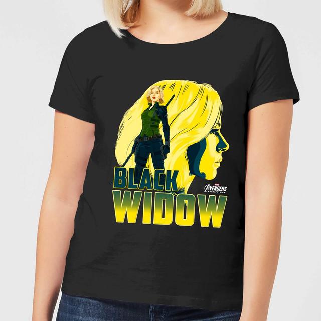 Camiseta Marvel Vengadores Viuda Negra - Mujer - Negro - M on Productcaster.