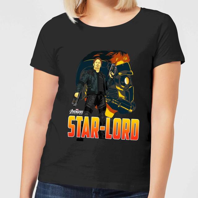 Camiseta Marvel Vengadores Star-Lord - Mujer - Negro - M - Negro on Productcaster.