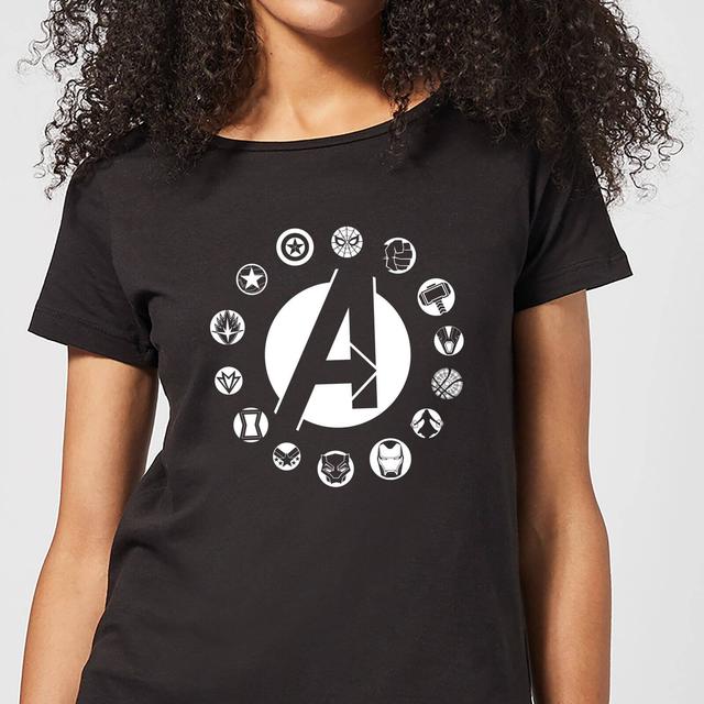 Avengers Team Logo Women's T-Shirt - Black - 3XL on Productcaster.