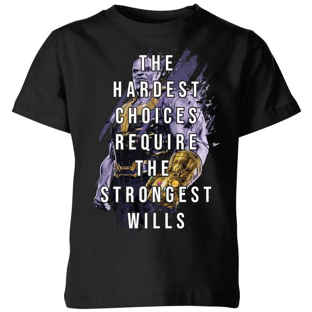 Camiseta Marvel Vengadores The Strongest Wills - Niño - Negro - 3-4 años - Negro on Productcaster.