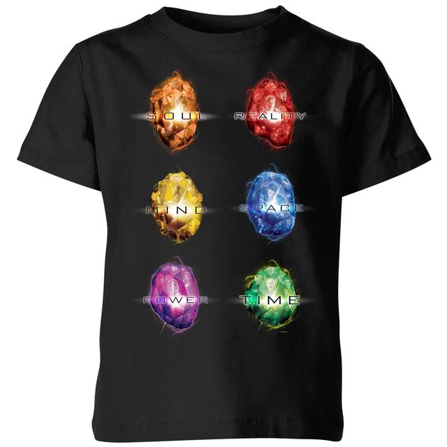 Camiseta Marvel Vengadores Gemas del Infinito - Niño - Negro - 7-8 años on Productcaster.