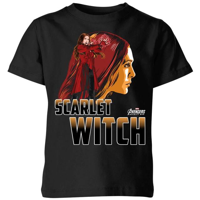 Camiseta Marvel Vengadores Bruja Escarlata - Niño - Negro - 7-8 años on Productcaster.