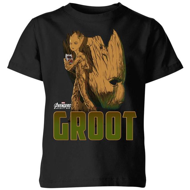 Avengers Groot Kinder T-shirt - Zwart - 146/152 (11-12 jaar) on Productcaster.