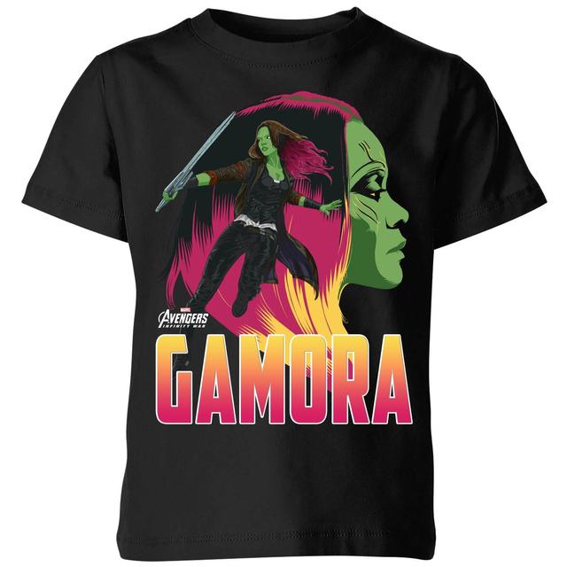 Camiseta Marvel Vengadores Gamora - Niño - Negro - 3-4 años on Productcaster.