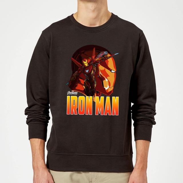 Avengers Iron Man Pullover - Schwarz - XL - Schwarz on Productcaster.