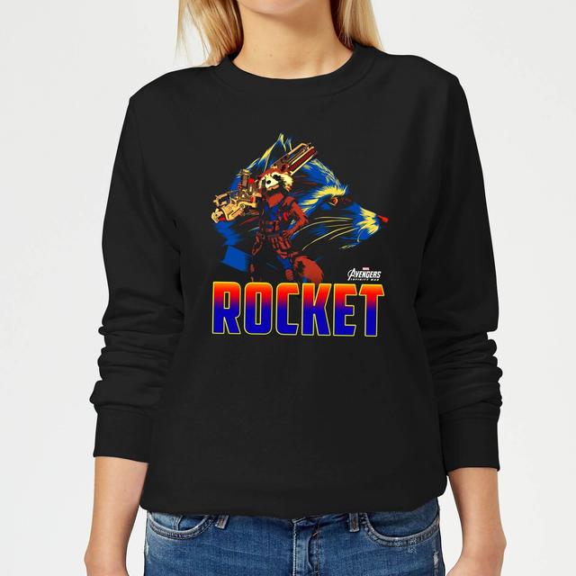 Avengers Rocket Dames Trui - Zwart - XL - Zwart on Productcaster.