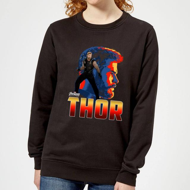 Avengers Thor Women's Sweatshirt - Black - L - Black on Productcaster.