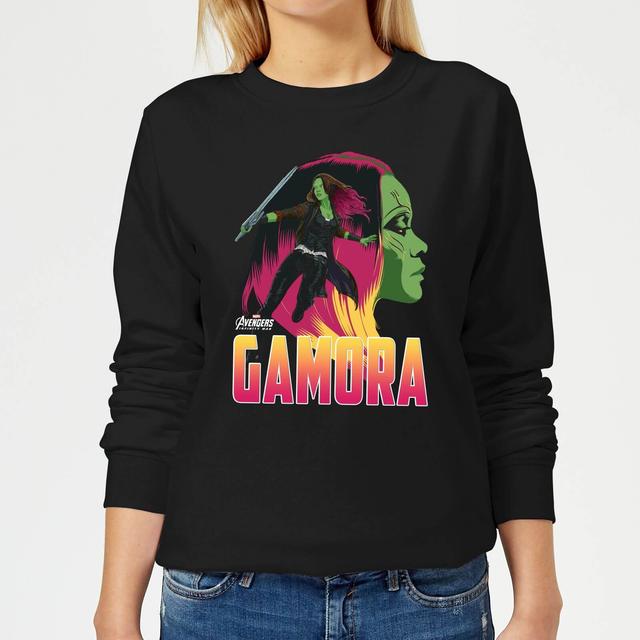 Avengers Gamora Damen Pullover - Schwarz - S on Productcaster.