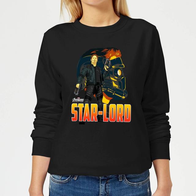 Avengers Star-Lord Women's Sweatshirt - Black - S on Productcaster.