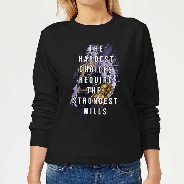 Sudadera Marvel Vengadores The Strongest Wills - Mujer - Negro - M - Negro on Productcaster.