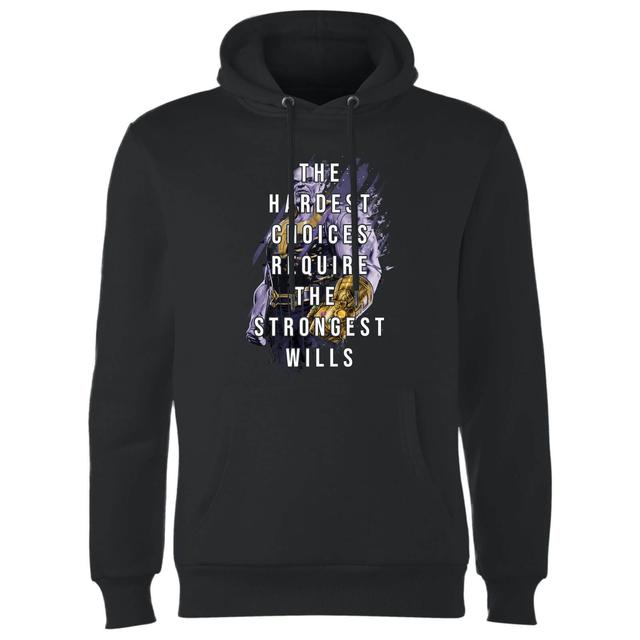 Avengers The Strongest Will Hoodie - Black - XL on Productcaster.