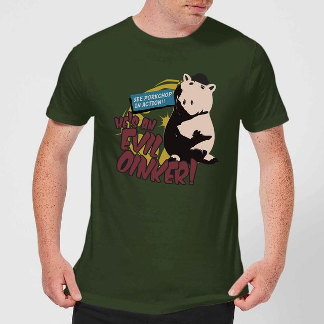 Toy Story Evil Oinker Herren T-Shirt - Forest Green - S - Forest Green on Productcaster.