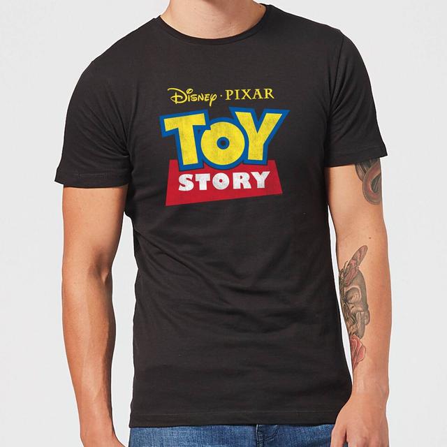 Toy Story Logo Men's T-Shirt - Black - L on Productcaster.