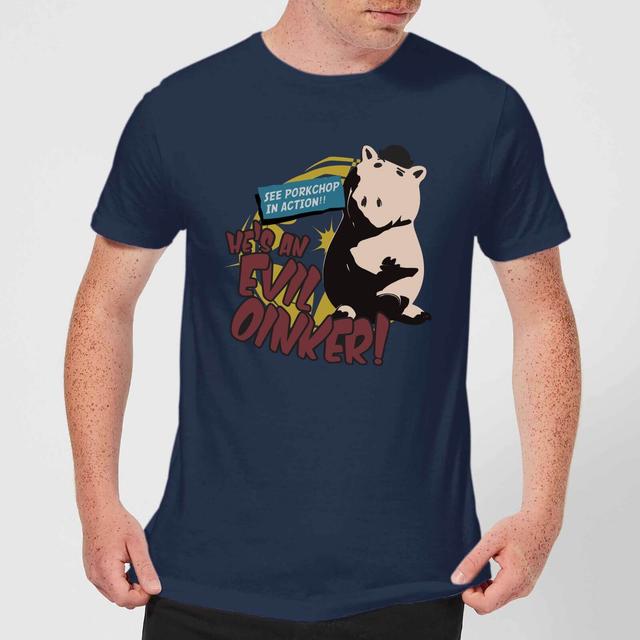 Toy Story Evil Oinker Men's T-Shirt - Navy - L on Productcaster.