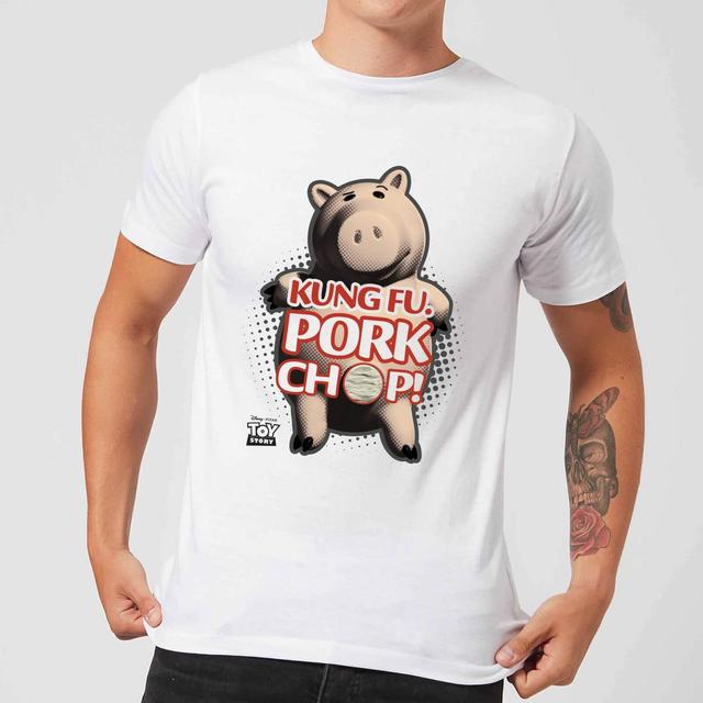 Toy Story Kung Fu Pork Chop Men's T-Shirt - White - XL - White on Productcaster.