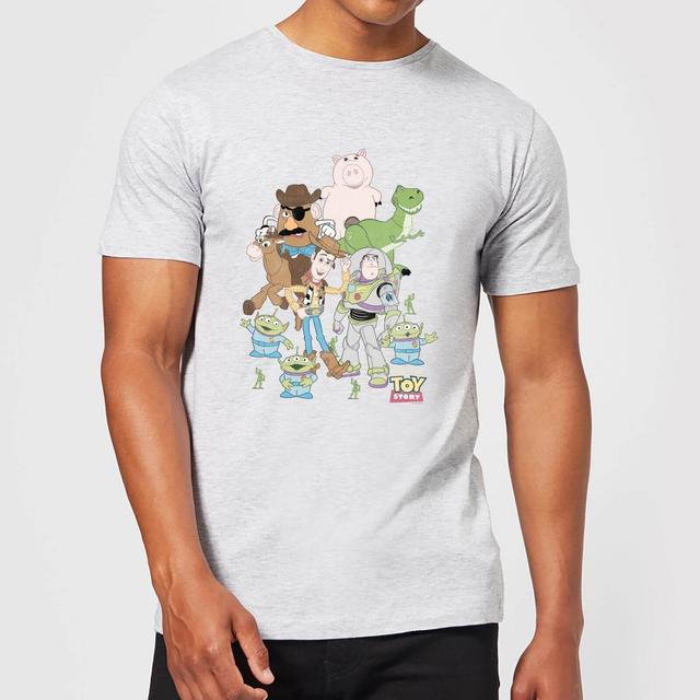 Toy Story Group Shot Herren T-Shirt - Grau - L on Productcaster.