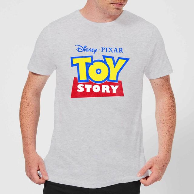 Toy Story Logo Men's T-Shirt - Grey - 5XL on Productcaster.