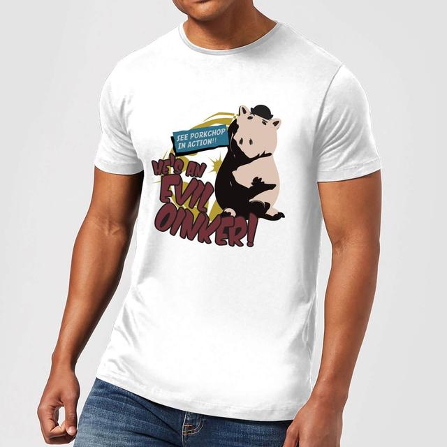 Toy Story Evil Oinker Herren T-Shirt - Weiß - 5XL on Productcaster.