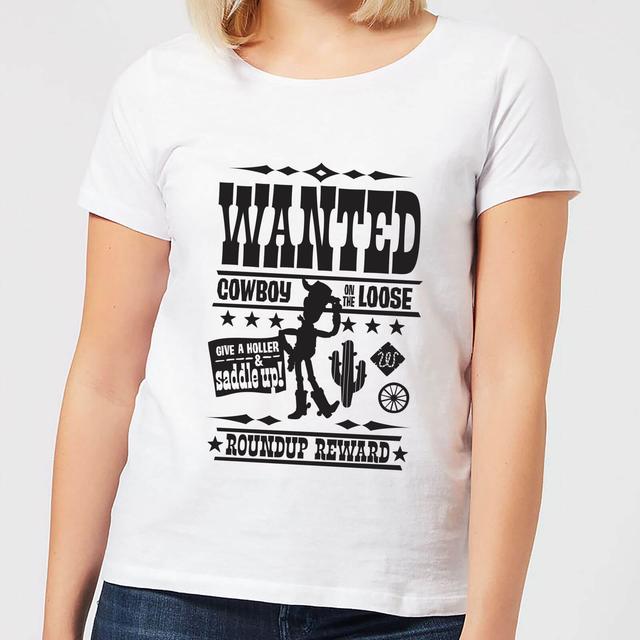 Toy Story Wanted Poster Women's T-Shirt - White - XL - Bianco on Productcaster.