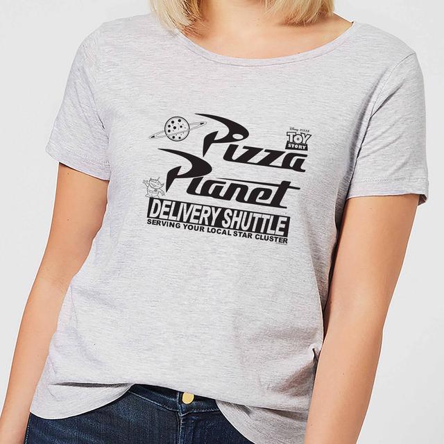 Toy Story Pizza Planet Logo Women's T-Shirt - Grey - 4XL on Productcaster.