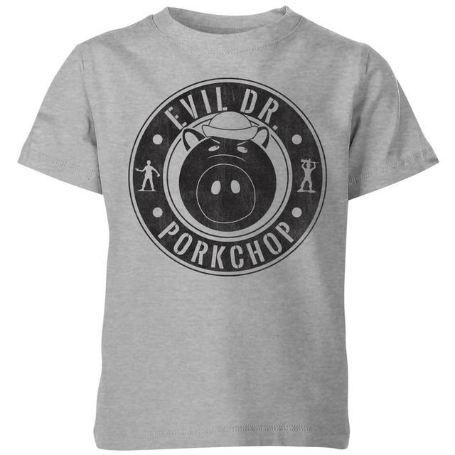 Toy Story Evil Dr Porkchop Kids' T-Shirt - Grey - 11-12 Years on Productcaster.