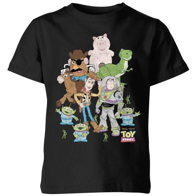 Toy Story Group Shot Kinder T-Shirt - Schwarz - 11-12 Jahre on Productcaster.