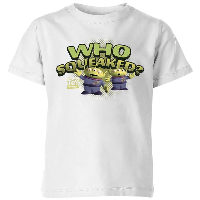 Toy Story Who Squeaked Kids' T-Shirt - White - 7-8 år - Vit on Productcaster.