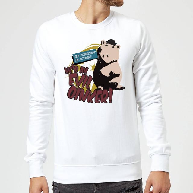 Toy Story Evil Oinker Sweatshirt - White - M - White on Productcaster.