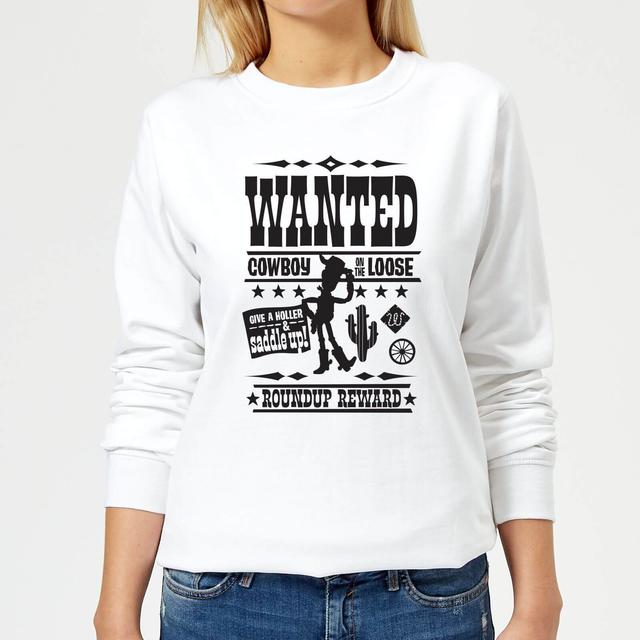 Toy Story Wanted Poster Women's Sweatshirt - White - L - Vit on Productcaster.