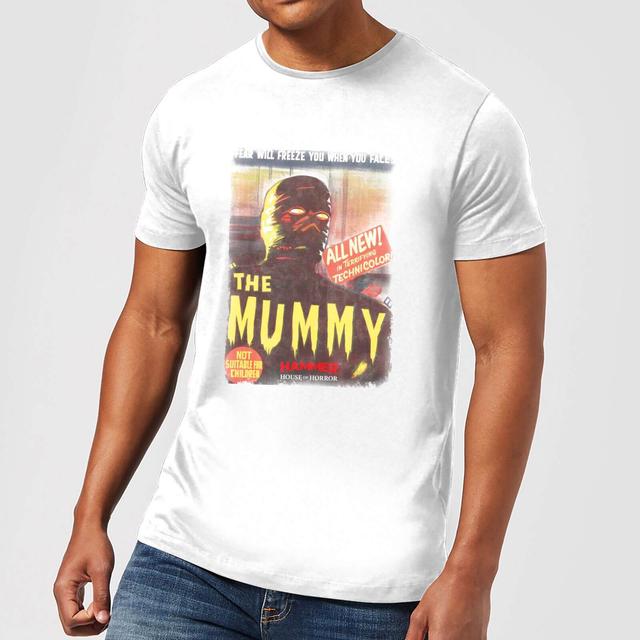 Hammer Horror The Mummy Men's T-Shirt - White - XXL on Productcaster.