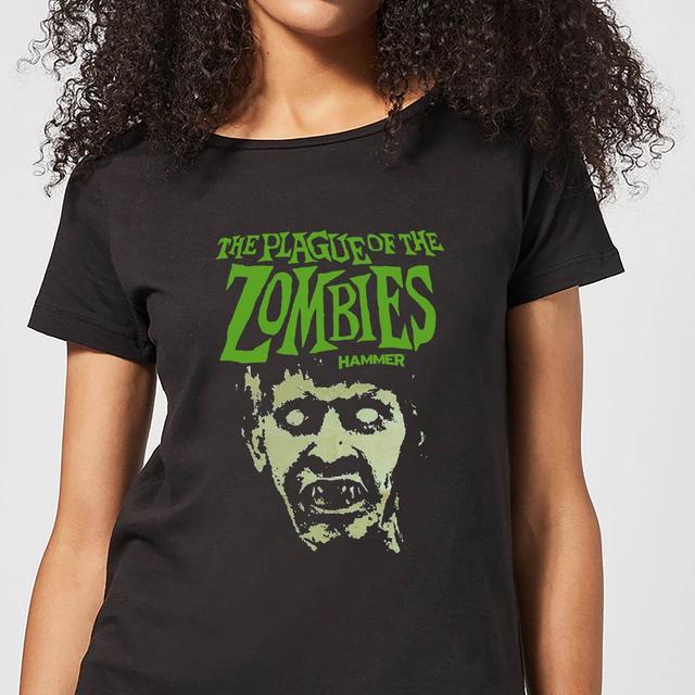 Hammer Horror Plague Of The Zombies Portrait Women's T-Shirt - Black - S - Black on Productcaster.