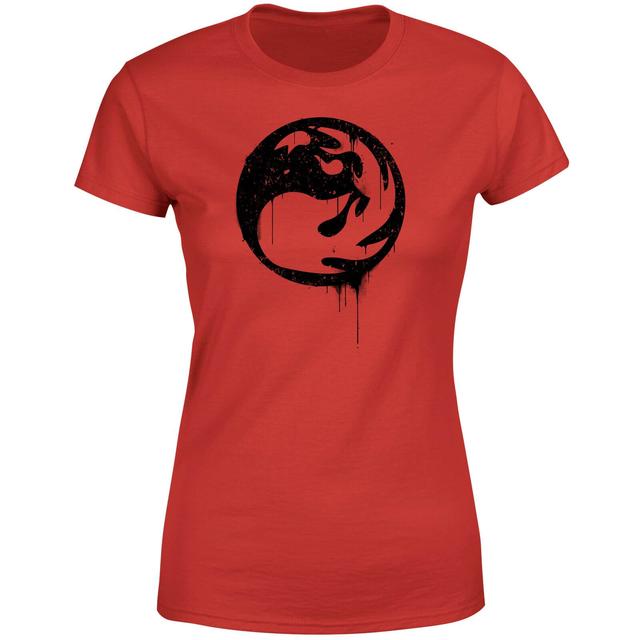 Magic The Gathering Red Mana Splatter Women's T-Shirt - Red - XXL - Röd on Productcaster.