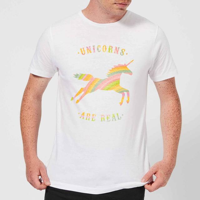 Florent Bodart Unicorns Are Real Men's T-Shirt - White - XL on Productcaster.