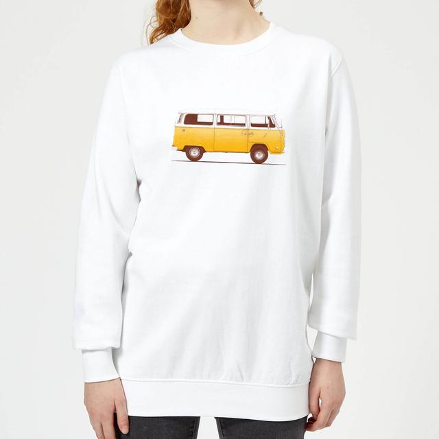 Florent Bodart Yellow Van Women's Sweatshirt - White - M - Weiß on Productcaster.