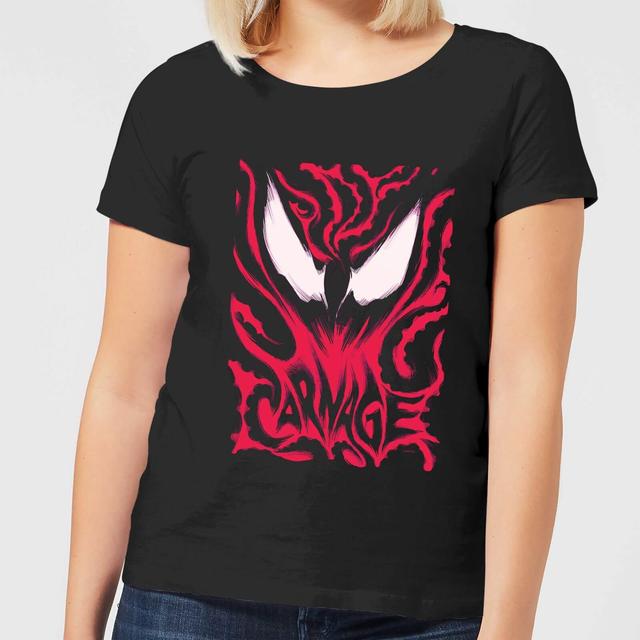 Venom Carnage Women's T-Shirt - Black - S - Schwarz on Productcaster.