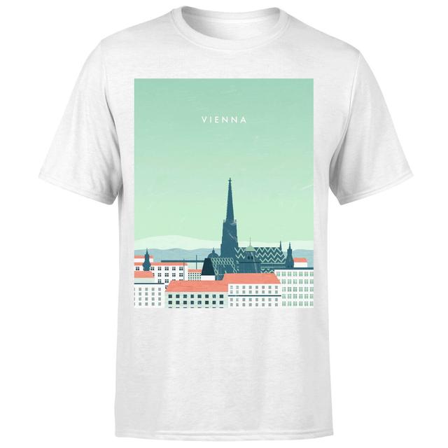 Camiseta Vienna para hombre - Blanco - 5XL - Blanco on Productcaster.