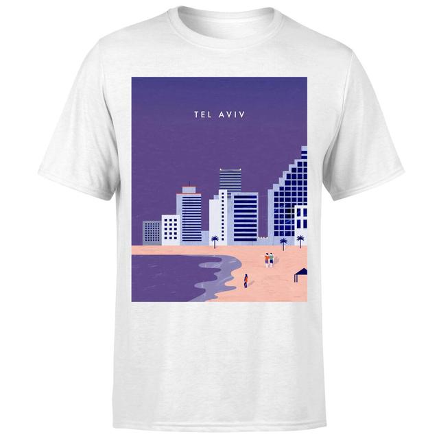 Tel Aviv Men's T-Shirt - White - 5XL - White on Productcaster.