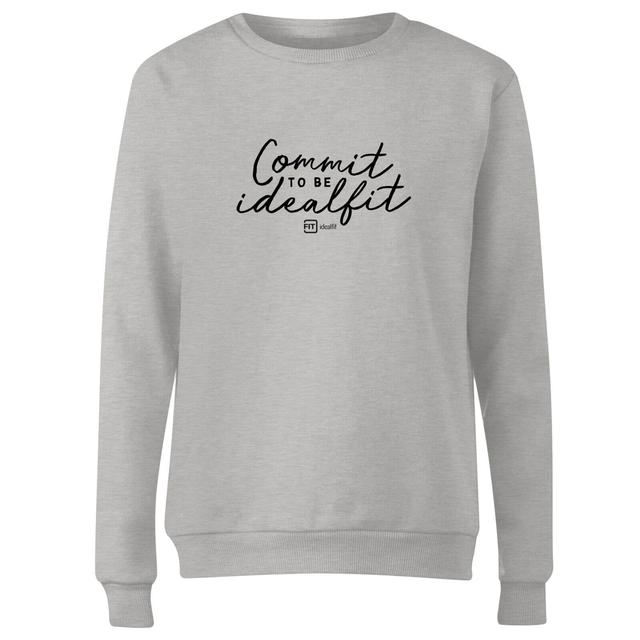 Commit To Be IdealFit Women's Sweatshirt - M - Grey on Productcaster.