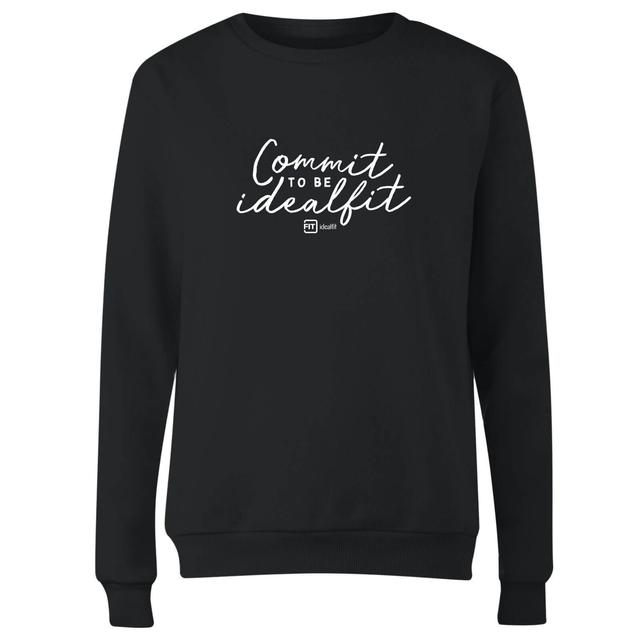 Commit To Be IdealFit Women's Sweatshirt - S - Black on Productcaster.