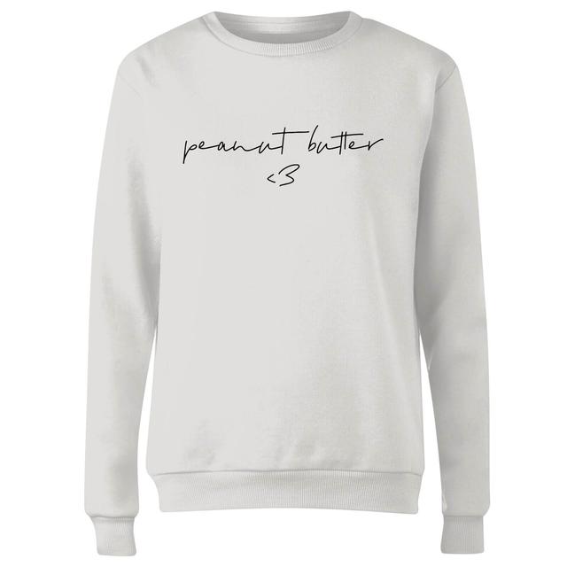 Peanut Butter <3 Women's Sweatshirt - M - Blanc on Productcaster.