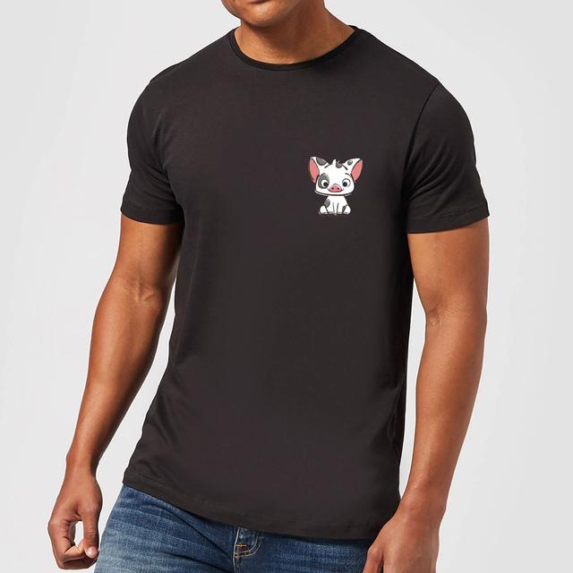 Disney Moana Pua The Pig Men's T-Shirt - Black - XL on Productcaster.