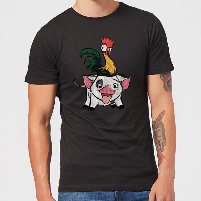 Camiseta Disney Vaiana Hei Hei y Pua - Hombre - Negro - M on Productcaster.