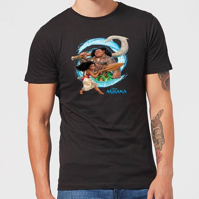 Disney Moana Wave Men's T-Shirt - Black - XL on Productcaster.