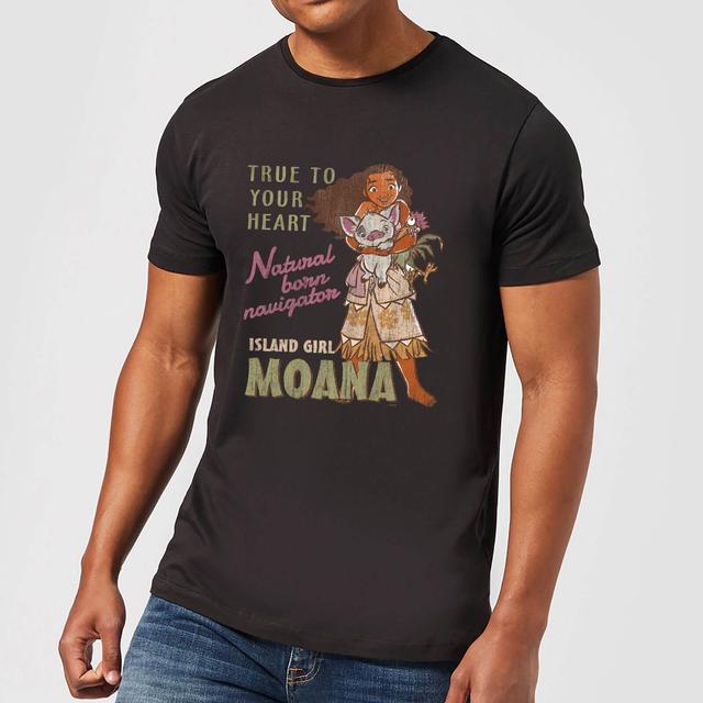 Camiseta Disney Vaiana Natural Born Navigator - Hombre - Negro - S - Negro on Productcaster.