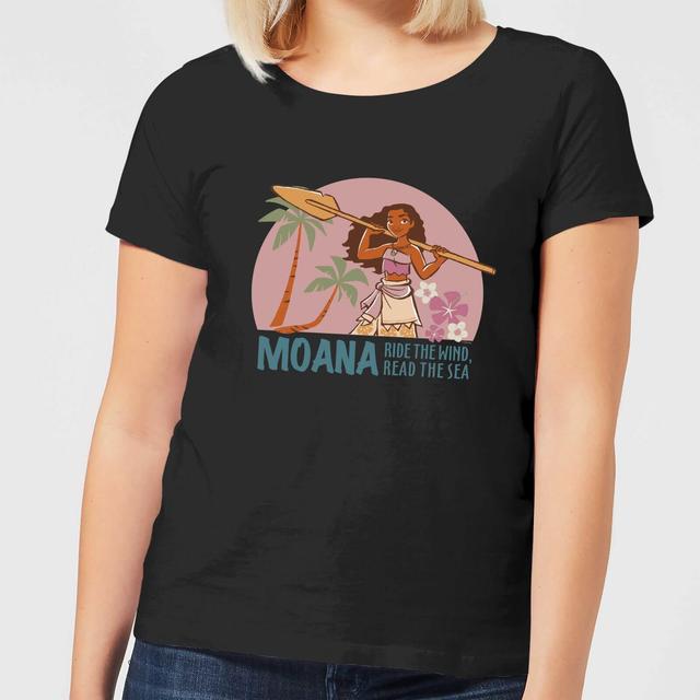 Camiseta Disney Vaiana Read The Sea - Mujer - Negro - S - Negro on Productcaster.