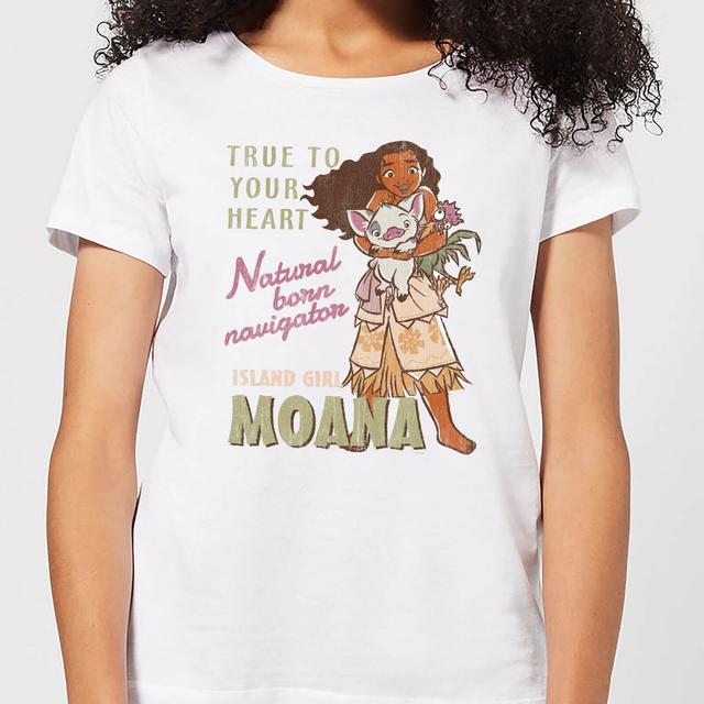 T-Shirt Moana Natural Born Navigator - Bianco - Donna - L - Bianco on Productcaster.