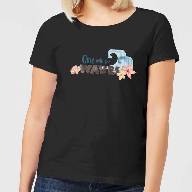 Camiseta Disney Vaiana One With The Waves - Mujer - Negro - XXL - Negro on Productcaster.