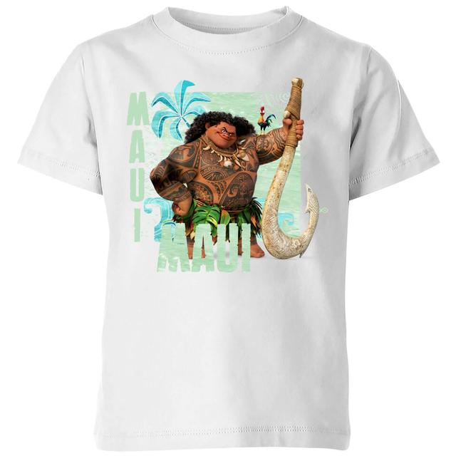 Vaiana (Moana) Maui Kinder T-Shirt - Weiß - 7-8 Jahre on Productcaster.