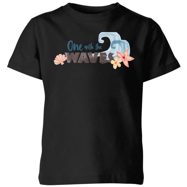 Vaiana (Moana) One With The Waves Kinder T-Shirt - Schwarz - 7-8 Jahre - Schwarz on Productcaster.