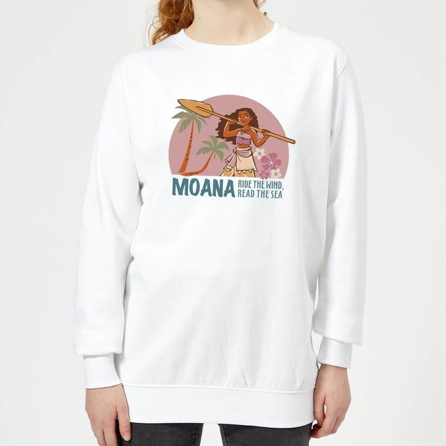 Sudadera Disney Vaiana Read The Sea - Mujer - Blanco - XL - Blanco on Productcaster.